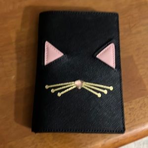 Kate spade cat passport holder
